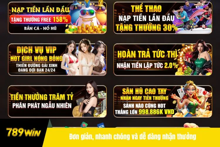Đơn giản, nhanh chóng và dễ dàng nhận thưởng
